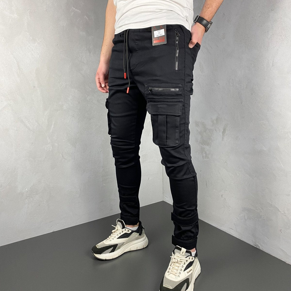 Premium cargo crne - BB602 - BIG BEN JEANS