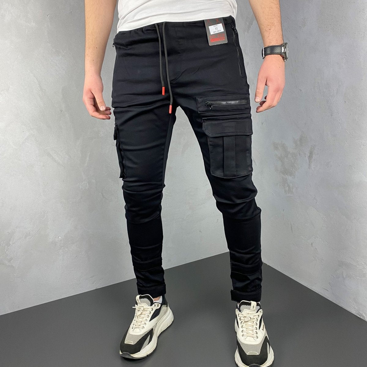 Premium cargo crne - BB602 - BIG BEN JEANS