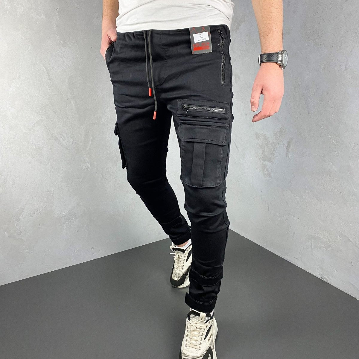 Premium cargo crne - BB602 - BIG BEN JEANS