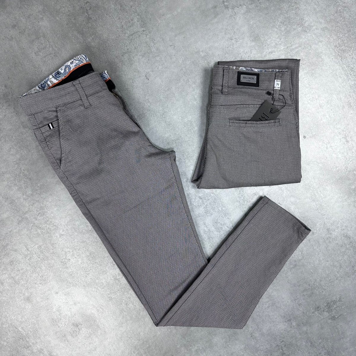 Sive šire elegantne regular fit - BB169 - BIG BEN JEANS