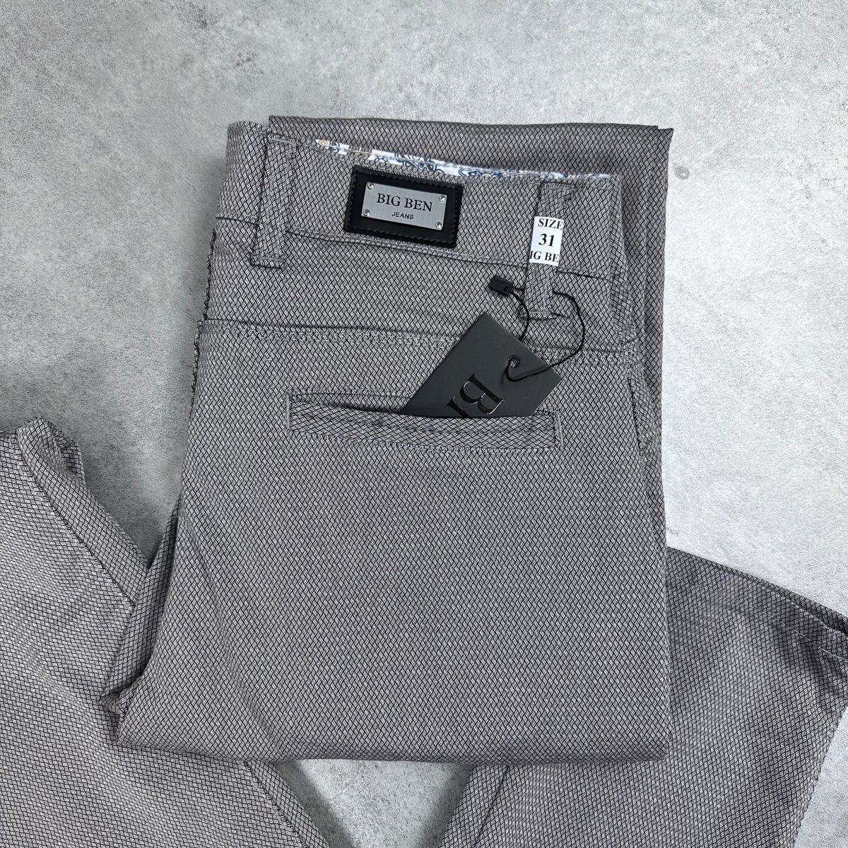 Sive šire elegantne regular fit - BB169 - BIG BEN JEANS