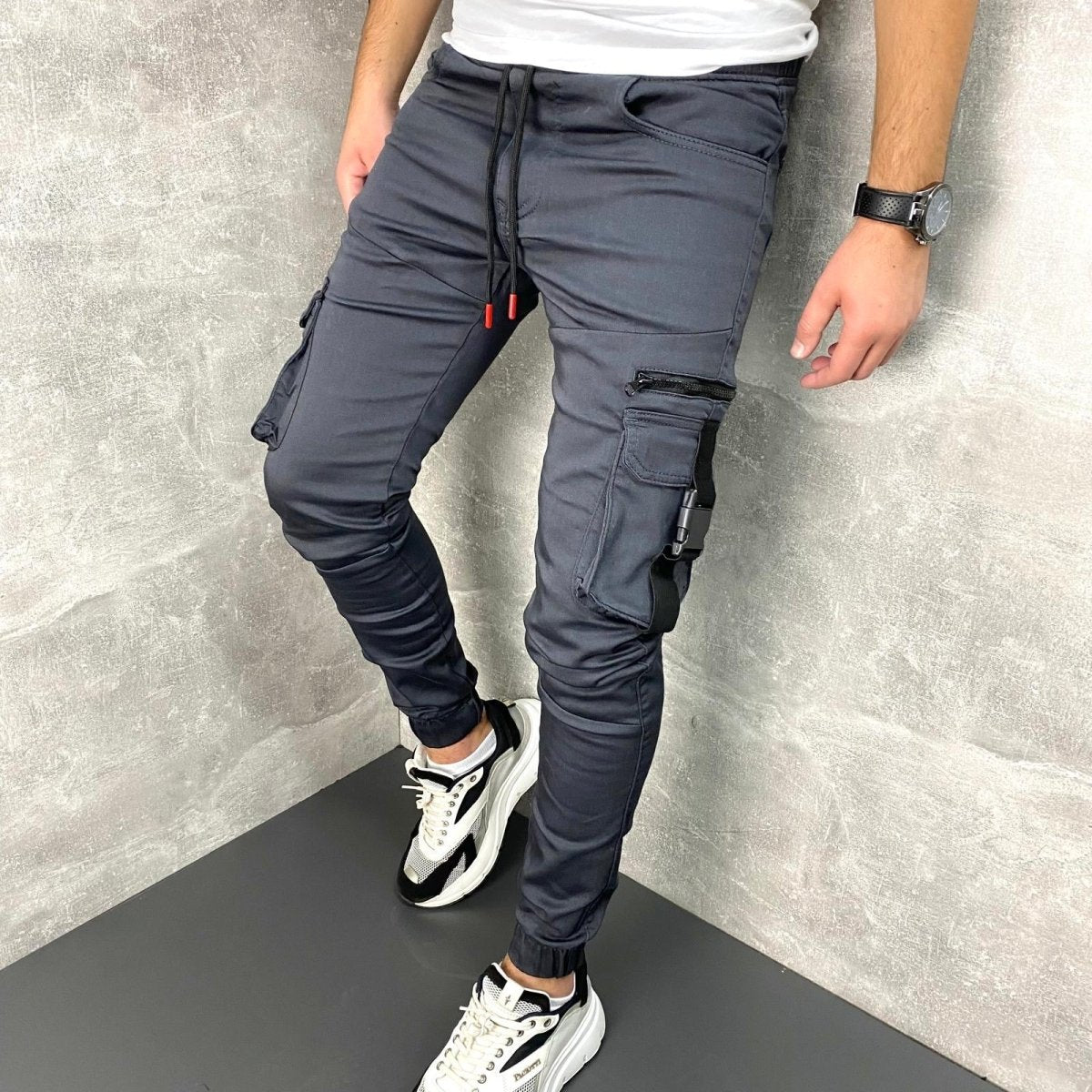 Tamno Sive practical dzeparke - BB705 - BIG BEN JEANS