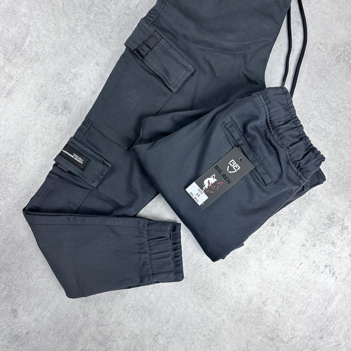 Tamno Sive utility cargo - BB903 - BIG BEN JEANS