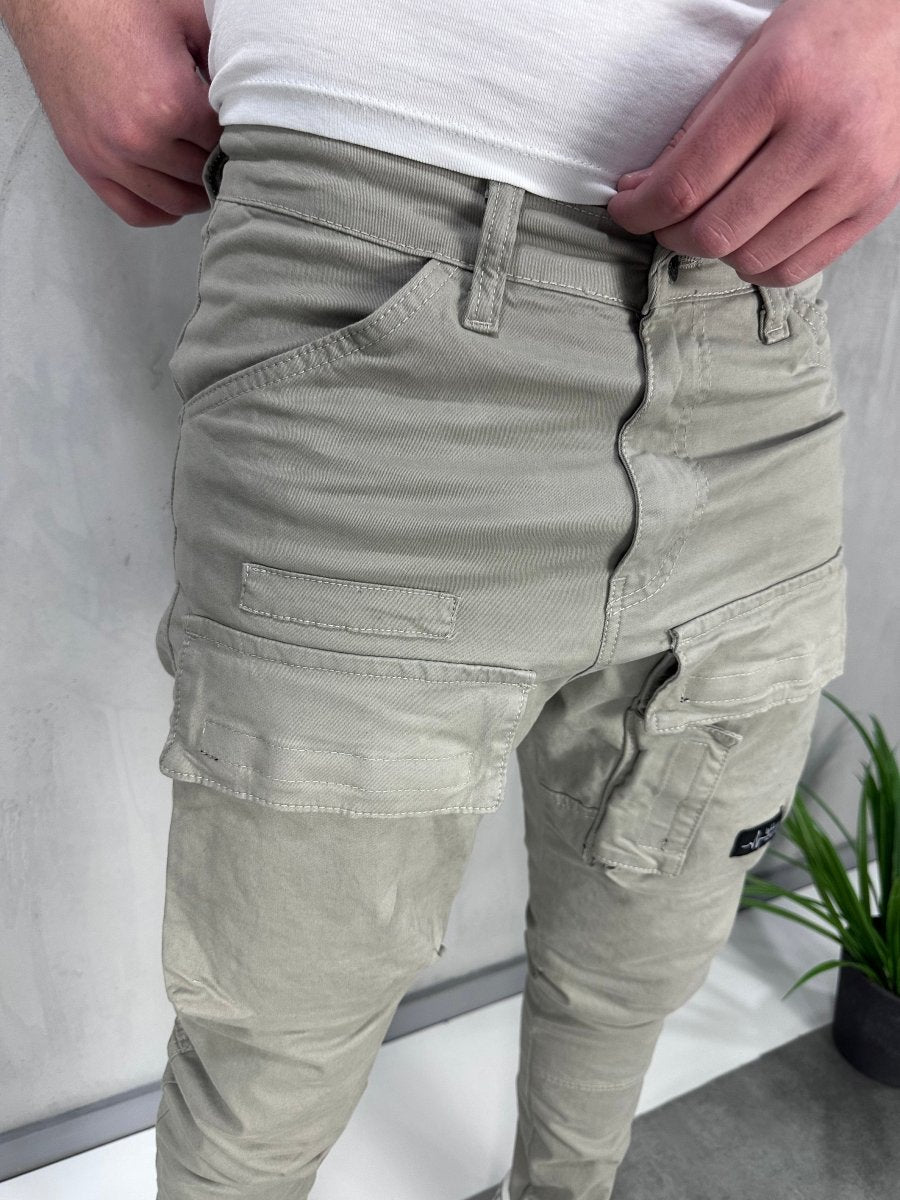 Unikat bež initial dzeparka - BB103 - BIG BEN JEANS