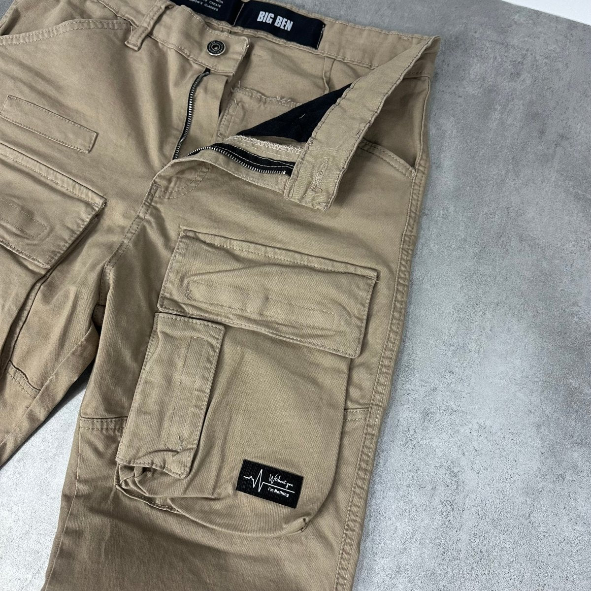 Unikat oker initial dzeparka - BB104 - BIG BEN JEANS