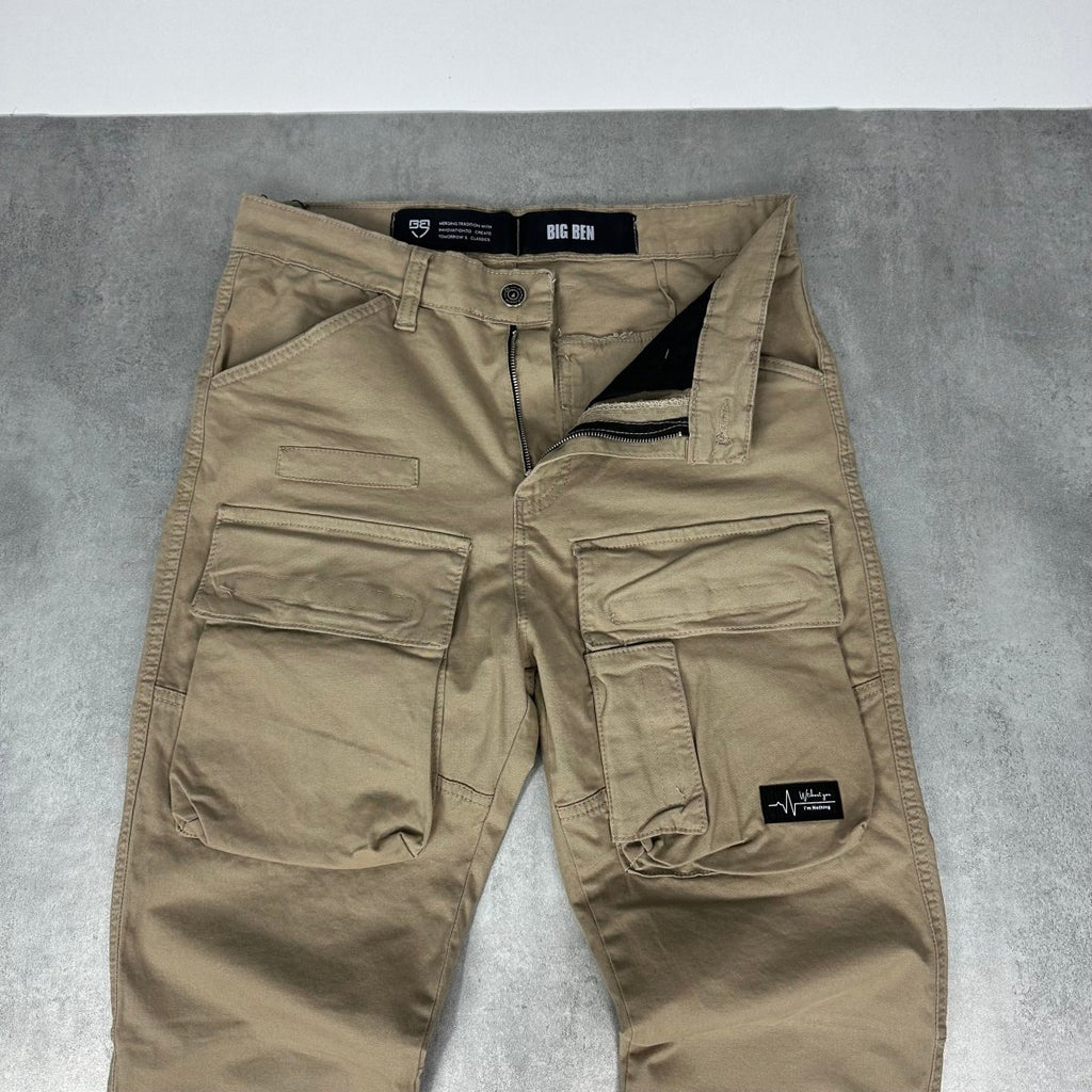 Unikat oker initial dzeparka - BB104 - BIG BEN JEANS