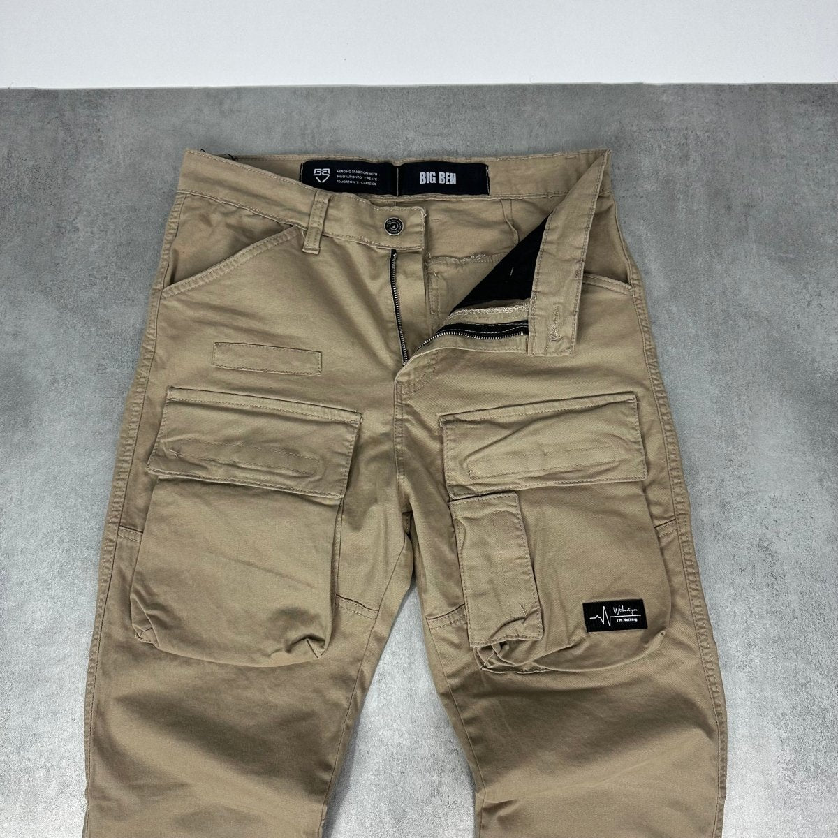 Unikat oker initial dzeparka - BB104 - BIG BEN JEANS