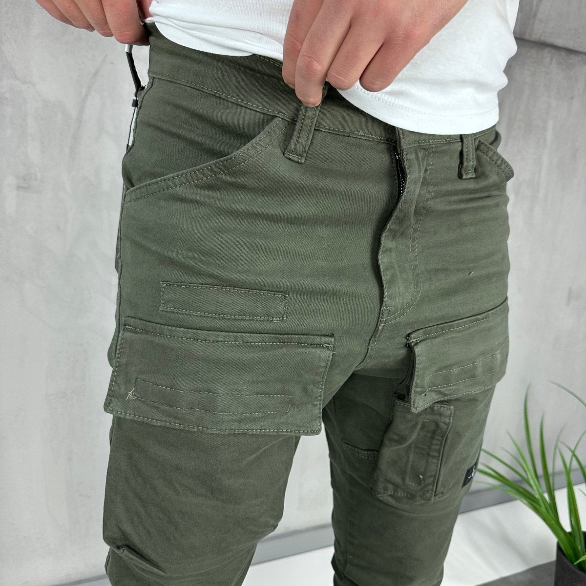 Unikat zelena initial dzeparka - BB102 - BIG BEN JEANS
