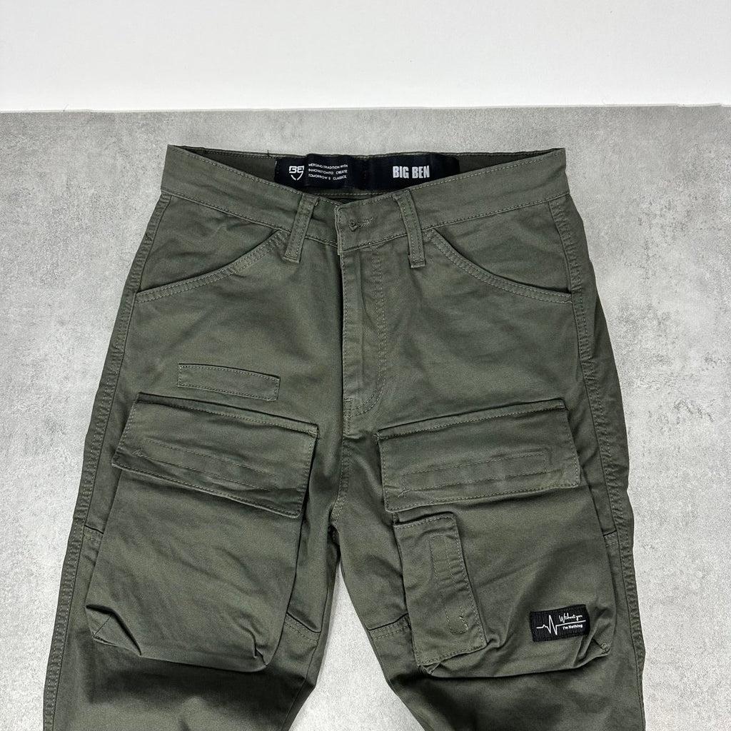 Unikat zelena initial dzeparka - BB102 - BIG BEN JEANS