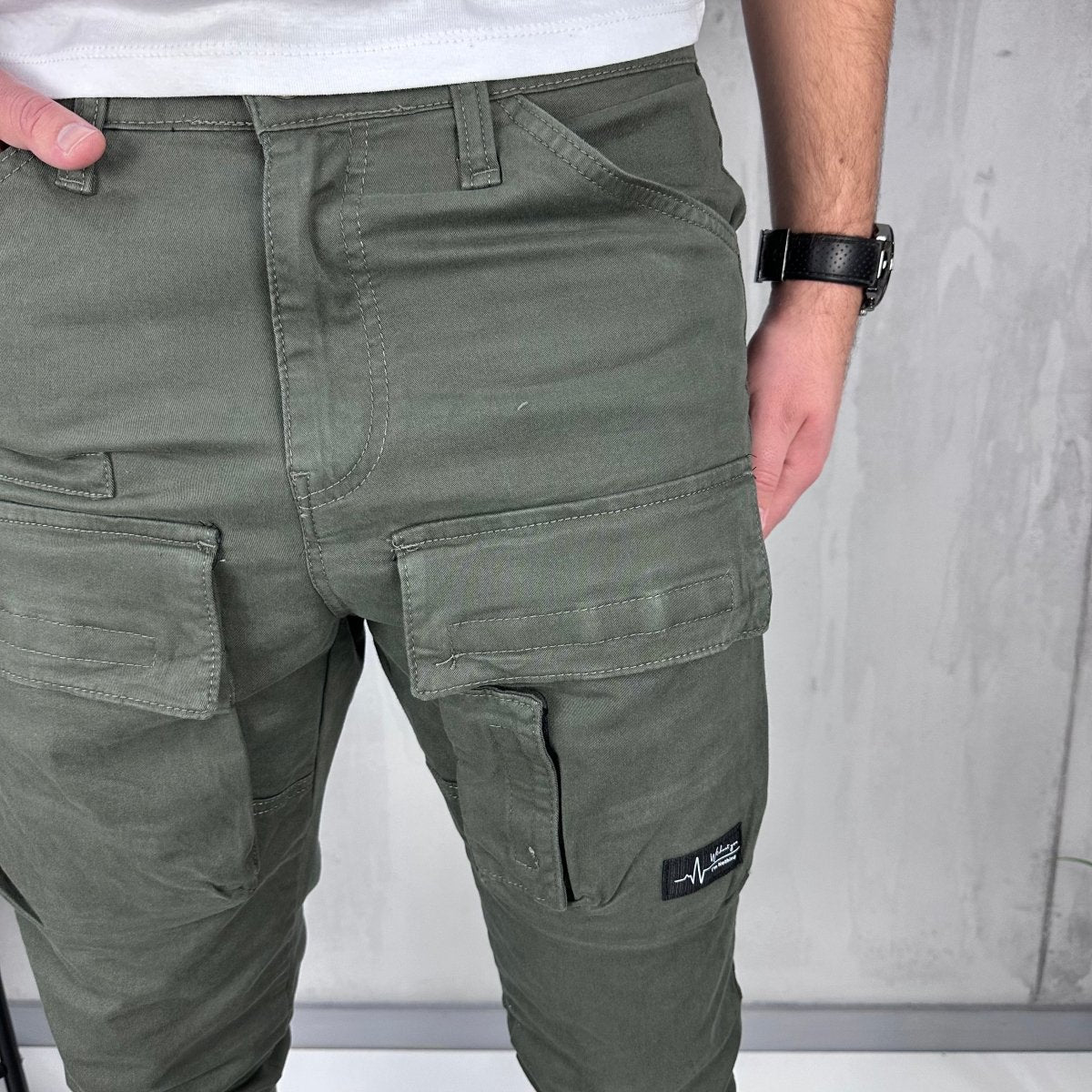 Unikat zelena initial dzeparka - BB102 - BIG BEN JEANS