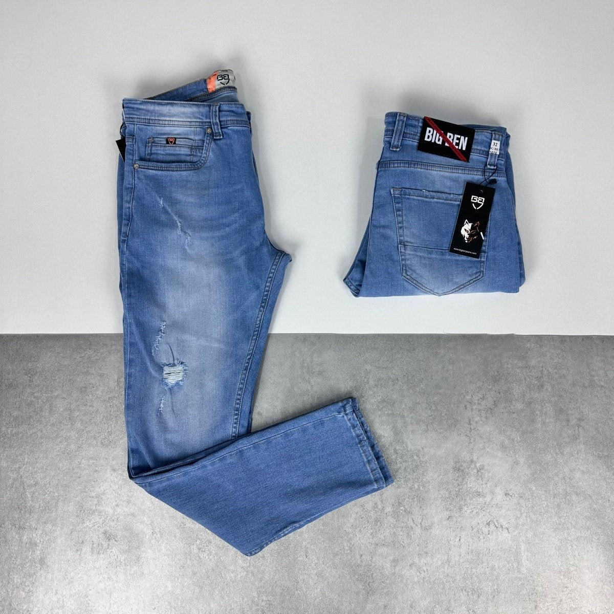 Urbane slim fit svetle - BB730 - BIG BEN JEANS
