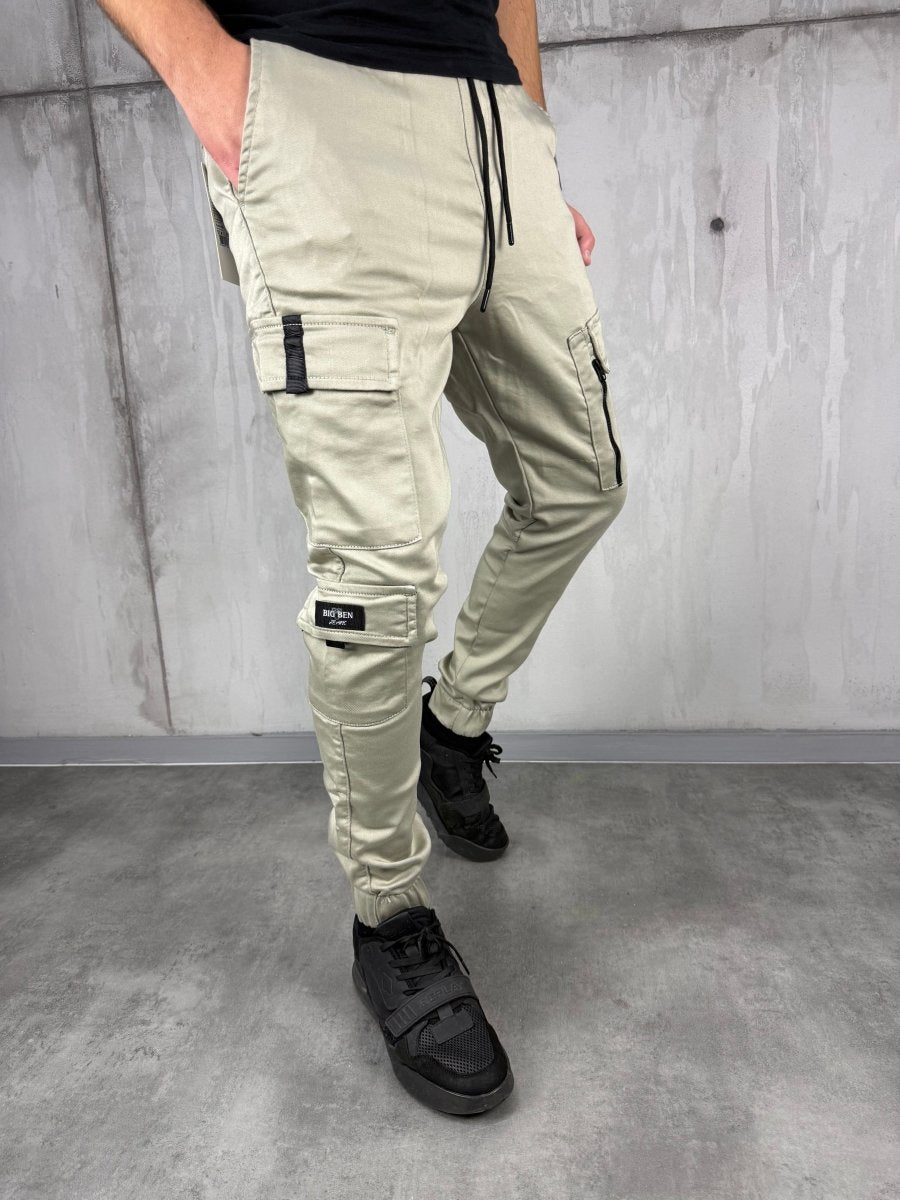 Utility cargo peščana bež - BB906 - BIG BEN JEANS