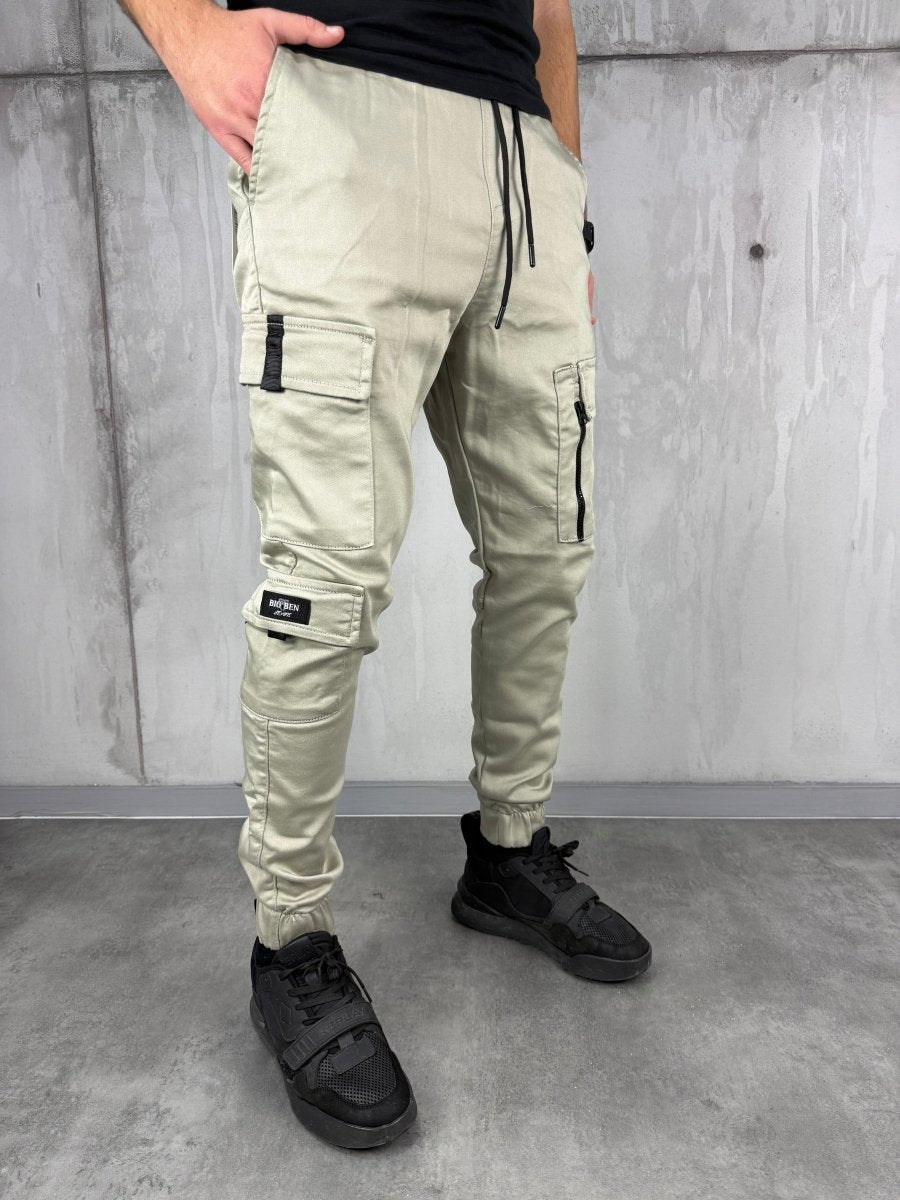 Utility cargo peščana bež - BB906 - BIG BEN JEANS