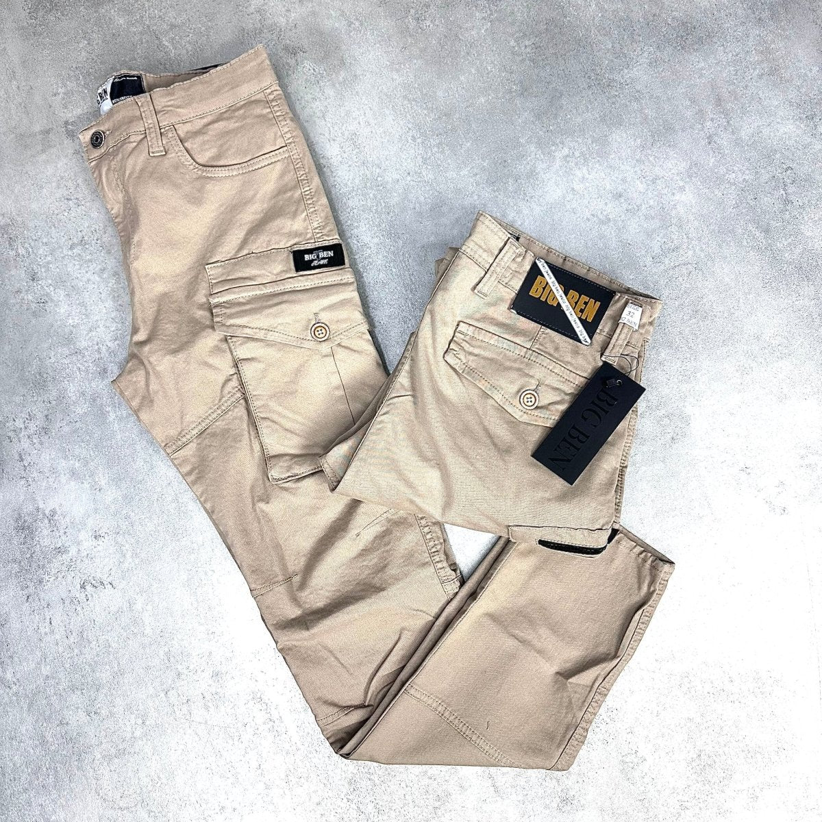X1 Regular fit oker - BB654 - BIG BEN JEANS