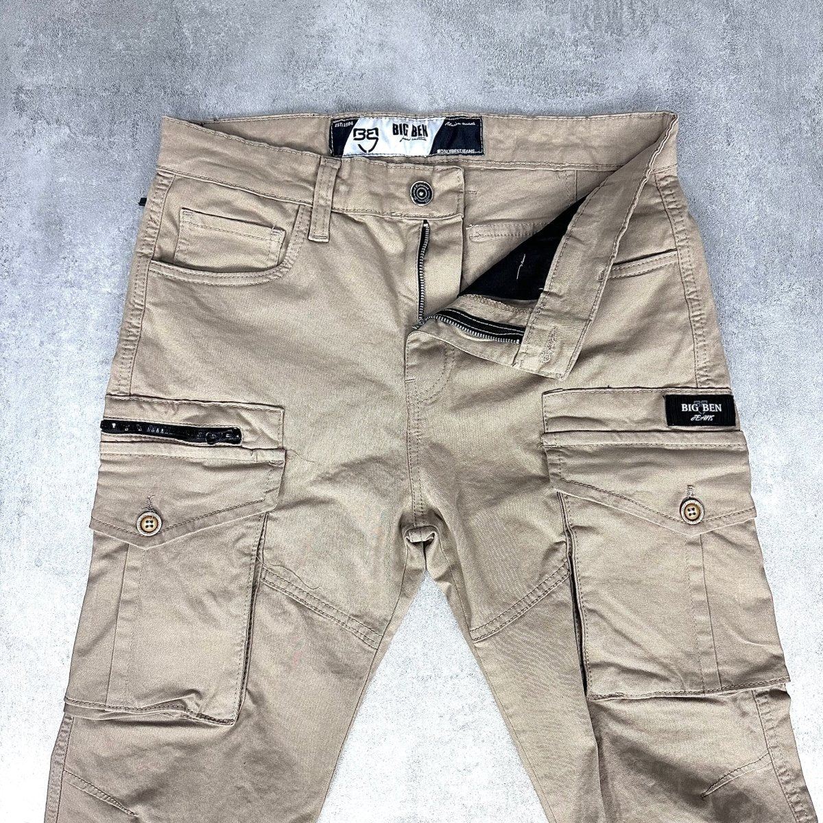 X1 Regular fit oker - BB654 - BIG BEN JEANS