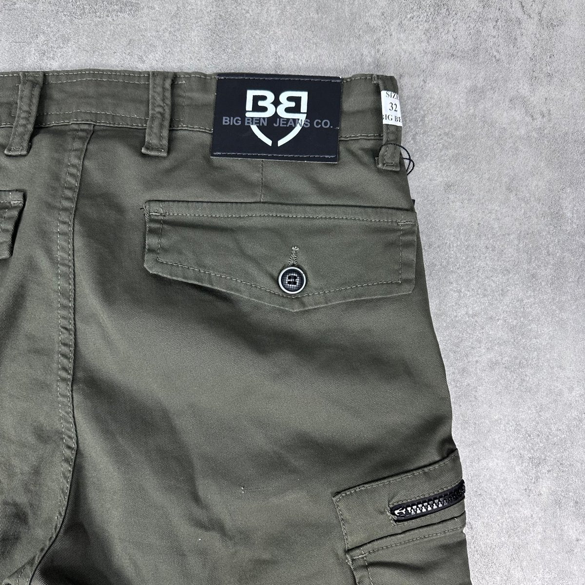Zeleni X2 cargo šorc - BB202 - BIG BEN JEANS