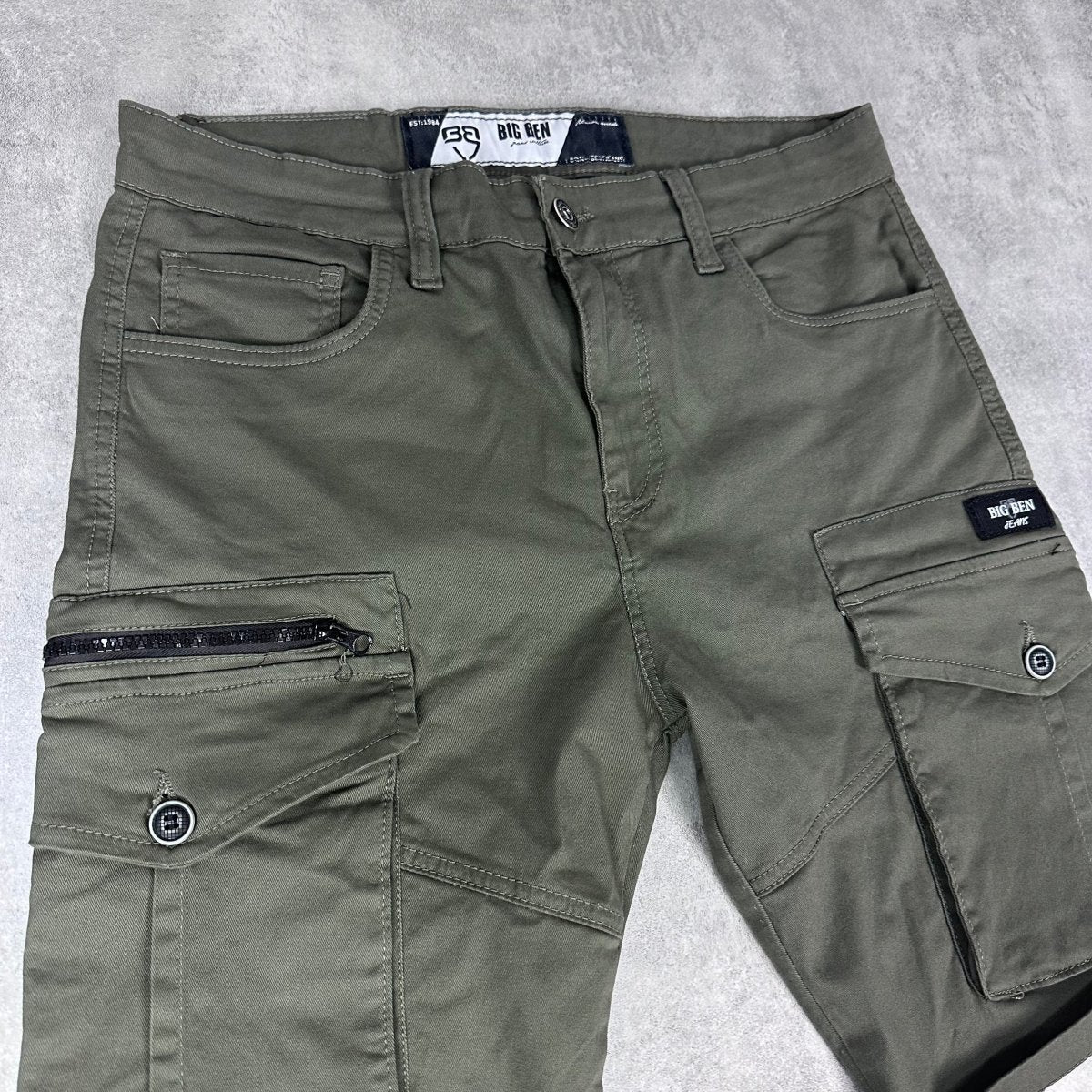 Zeleni X2 cargo šorc - BB202 - BIG BEN JEANS