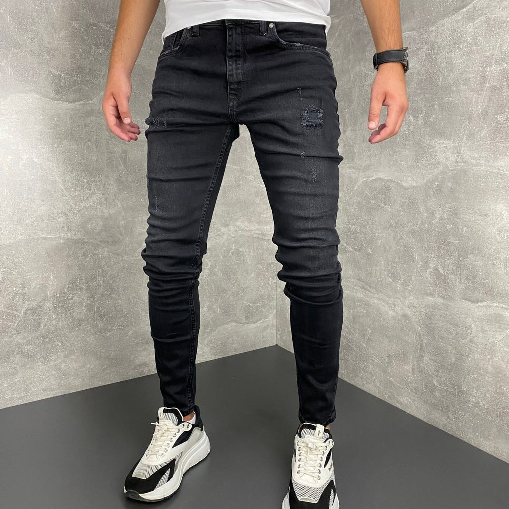 Crne grebane farmerice - BB677 - BIG BEN JEANS