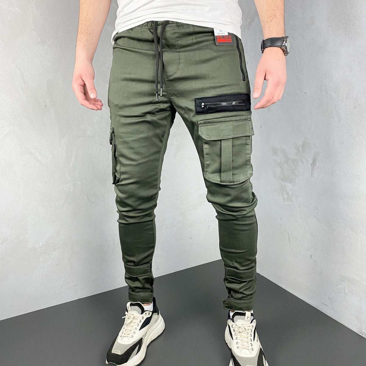 Premium cargo zelene - BB601 - BIG BEN JEANS