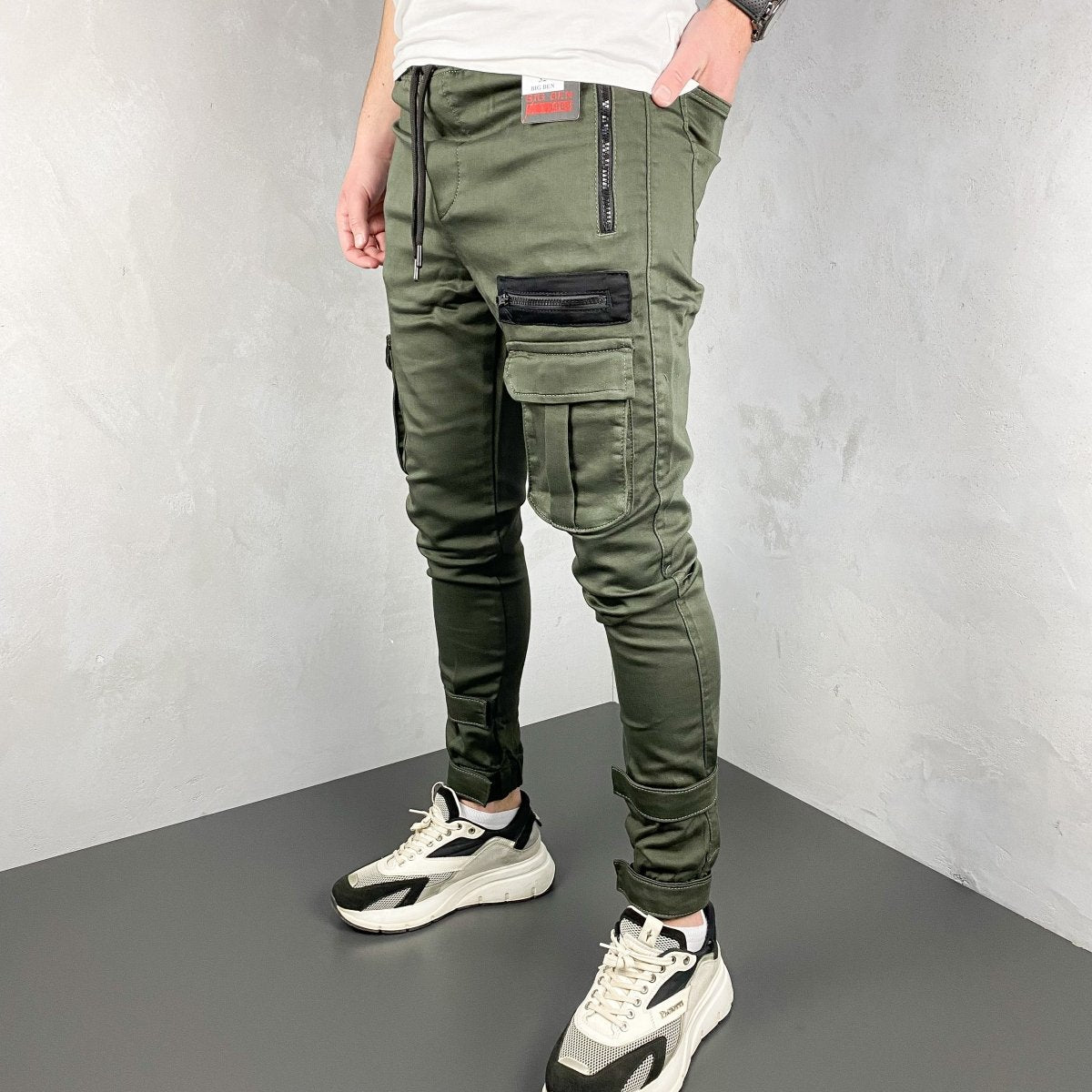 Premium cargo zelene - BB601 - BIG BEN JEANS